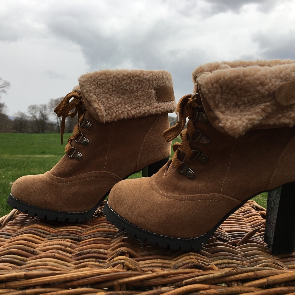 High Heel Snow Boots/Ankle Boots I Love Shoes